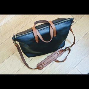 Madewell Zip Top Transport Tote